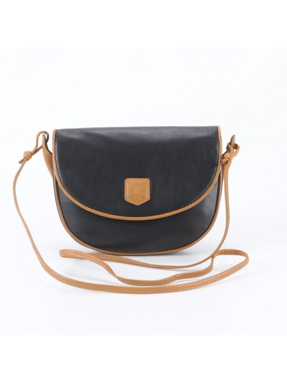 Celine Triomphe Leather Shoulder Bag